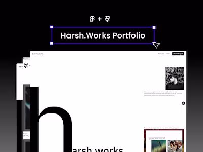 Personal Portfolio in Framer