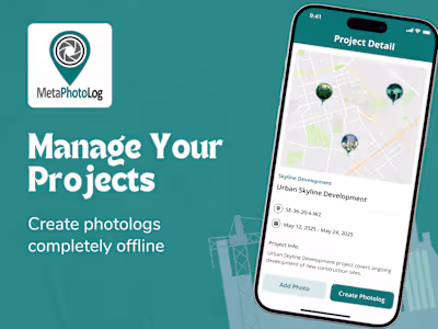 Metaphotolog App Development for Offline Photo Logging
