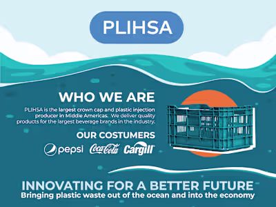 Infographic for Sustainable Plastic Company