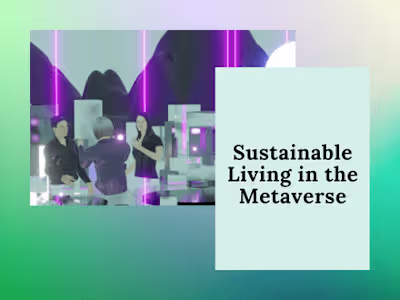 Sustainable Living in the Metaverse 