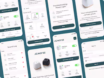 Earzz  - Designing the MVP for a innovative smart home device