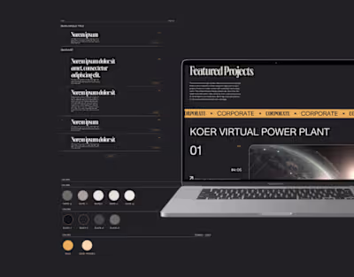Design System for a Website
