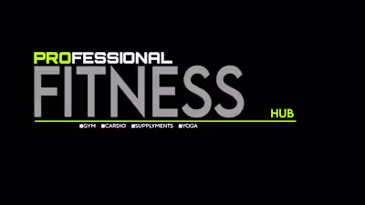 Branding & identity for Professional Fitness Hub — where des...