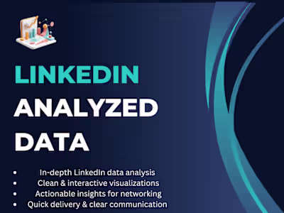 Analyzed your Linkedin data using Python