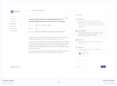 Project Detail Page Design for Heybooster