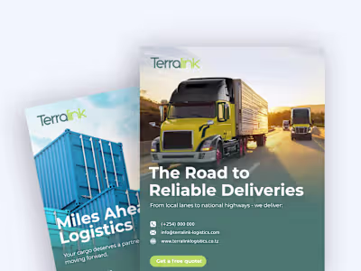 Brand Assets for Terralink Logistics (Freight Company)