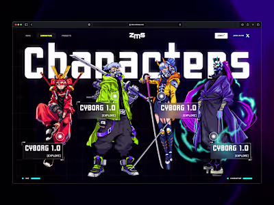 Zamasu Society Frameship Framer Website