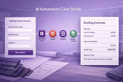 AI-Powered Roofing Quote Automation System