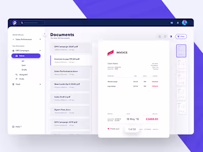 Documents Split View - SAAS