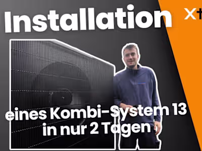 Baustellenbericht: Installation einer Wärmepumpe in zwei Tagen …