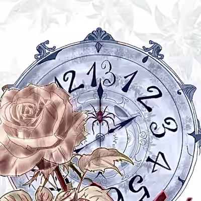 Cxxire on Instagram: ”玫瑰刺穿心臟
rose piercing heart #creation #dra…