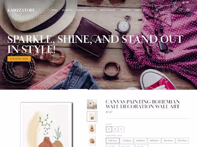 Shopify Website Design