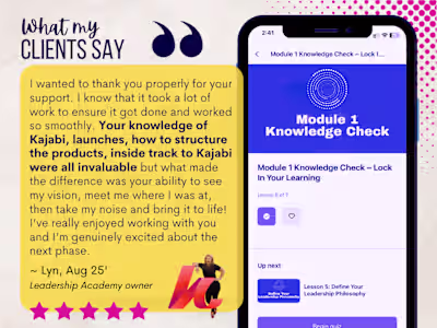 Building a B2B Leadership Academy with Modules & Community