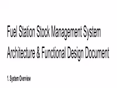 Fuel Station Stock System – Architecture Case Study