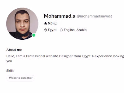 My history on fiverr