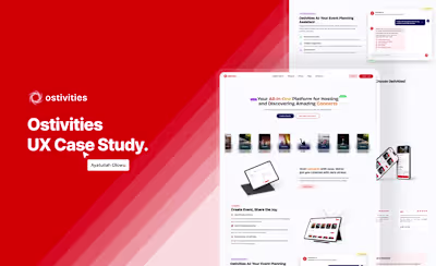 Ostivities - SaaS UX Case Study
