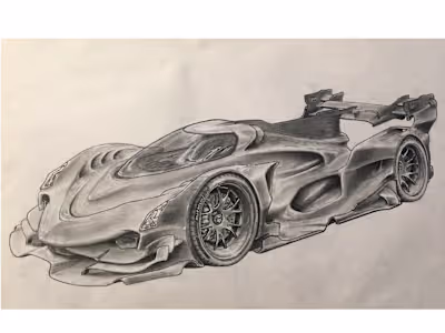 Supercar Concept Drawings