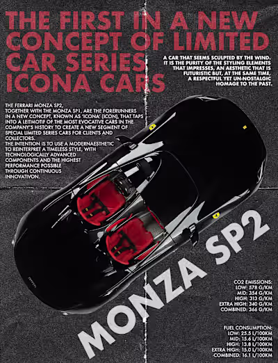 Monza SP2 Poster on Behance