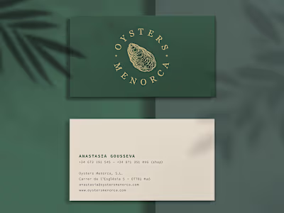 Brand Identity for Oysters Menorca