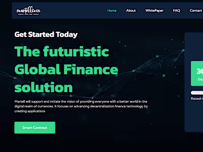 The futuristic Global Finance solution