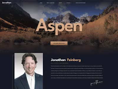 Jonathan Feinberg - A Portfolio & Event Website