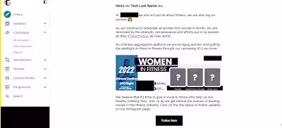 Fitlife Email Marketing