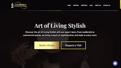 AV's Design - Interior Designer Website