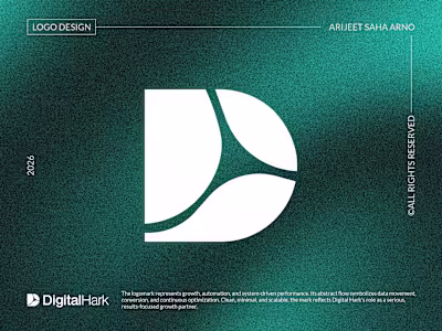 Letter "D" - Logo for a Digital Marketing Agency (Link below...