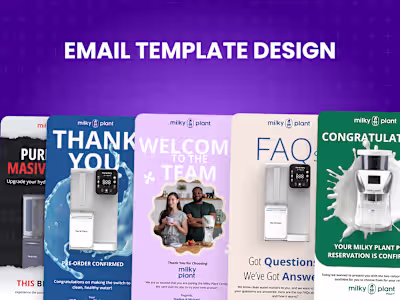 Email Designs: Milky Plant (Part 2)
