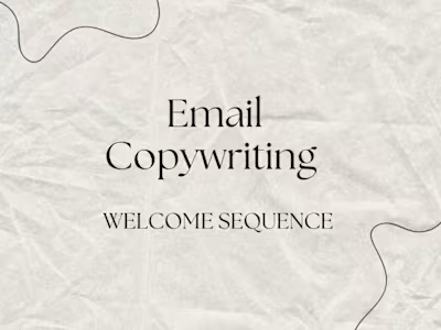Email Copywriting | Welcome Sequence 