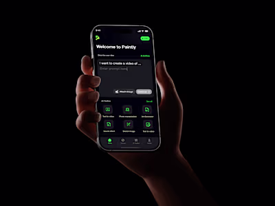 Paintly: Ao Mobile App UI/UX Design