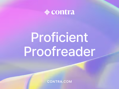 Proofreading and Copy Editing