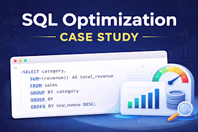 Improved SQL query performance by