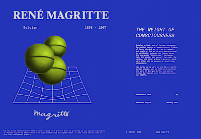 René Magritte - Semiotic Idylls | Typography Design