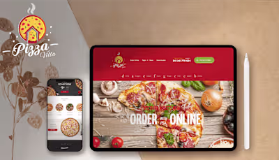 Web designing of a Restaurant