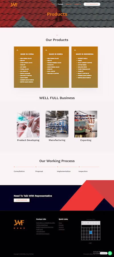 Business Website