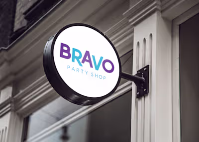Case Study: Bravo Party Shop Brand Identity