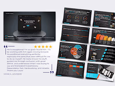 "He is exceptional! I'm so glad I found him!" 