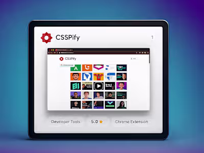 CSSPify Chrome Extension Development