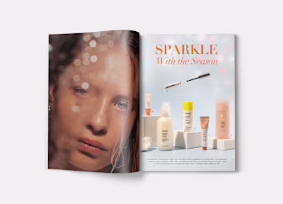 Skincare Magazine Spread