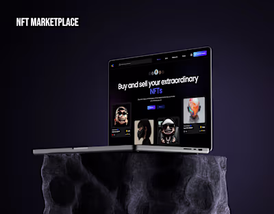 NFT Marketplace | Website UIUX Design