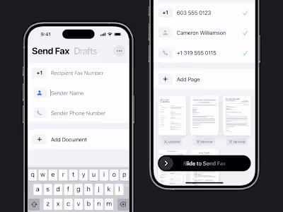 Fax Sending App for iOS