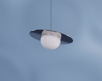 Chaplin Ceiling Lamp - Renders