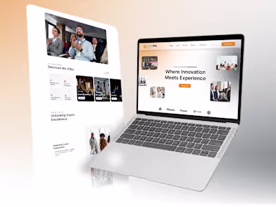 Event Pro Connect - Website design