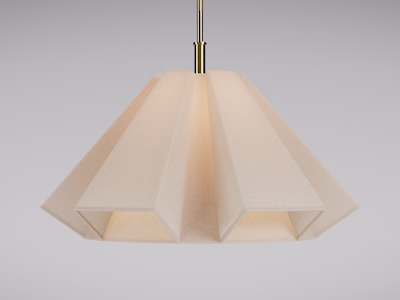 This ceiling lamp was fully created in CGI to capture the nu...
