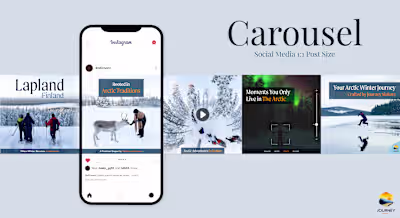 Instagram carousel design created for