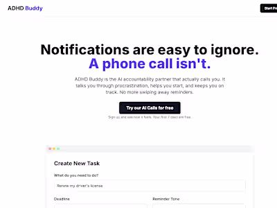 Notifications are easy to ignore. A phone call isn't.