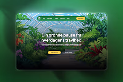 Website redesign and digital strategy for Geografisk Have