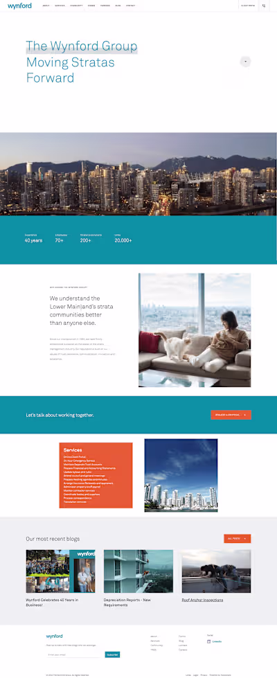 Webflow | Website Redesign and Development | The Wynford Group