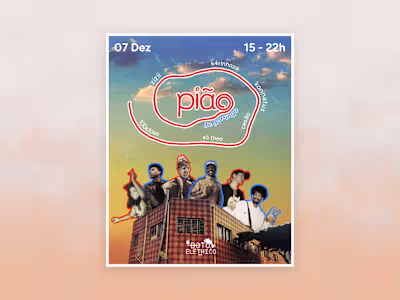 Pião - Event brand and graphic design